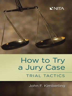 cover image of How to Try a Jury Case